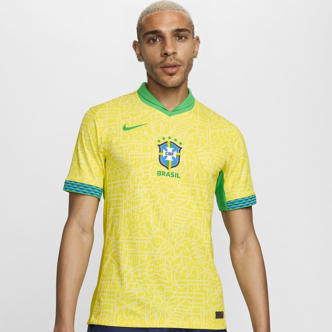 Brazil Home Authentic Soccer Jersey - gogoalshop