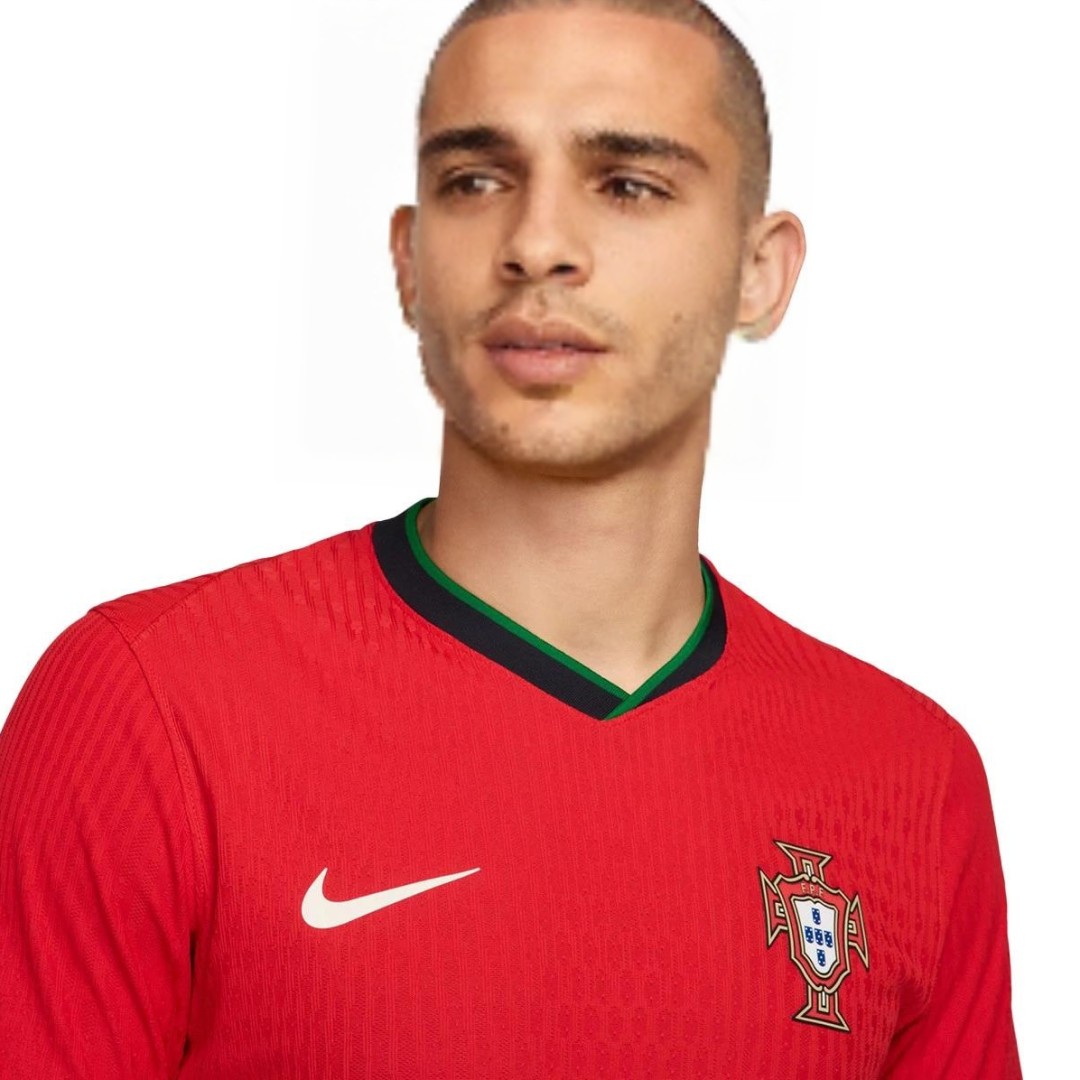 Portugal Home Authentic Soccer Jersey EURO - gogoalshop