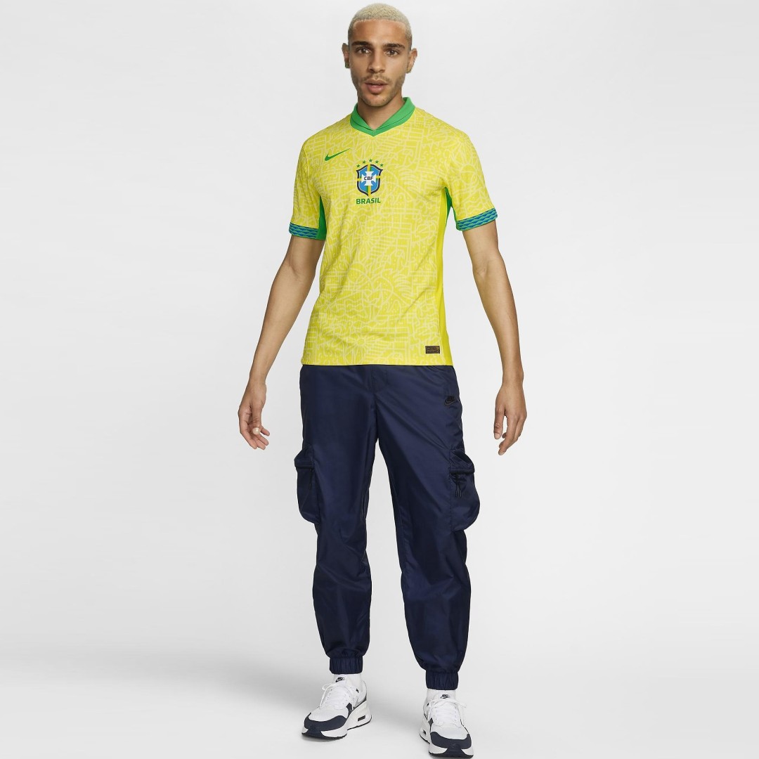 Brazil Home Authentic Soccer Jersey - gogoalshop