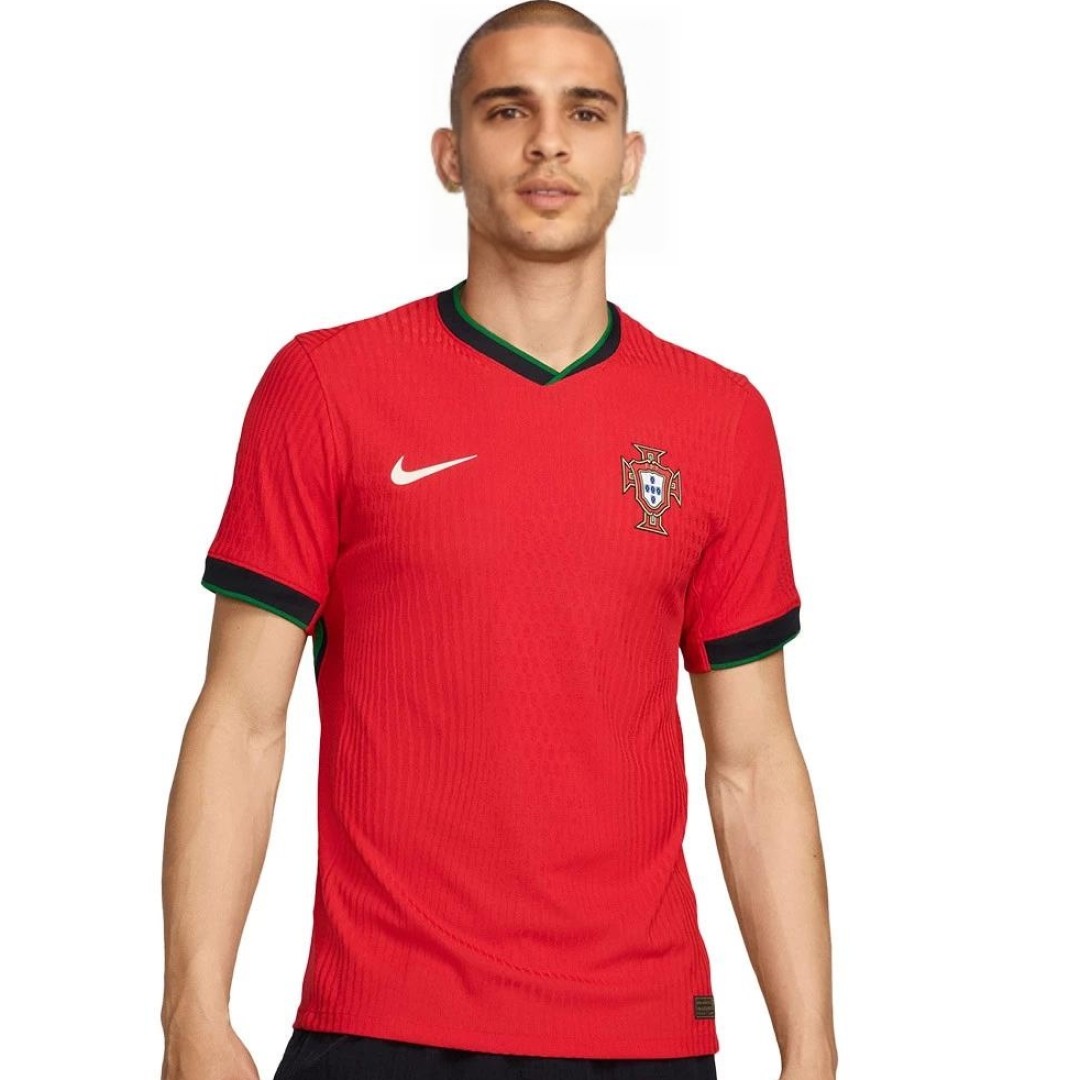 Portugal Home Authentic Soccer Jersey EURO - gogoalshop