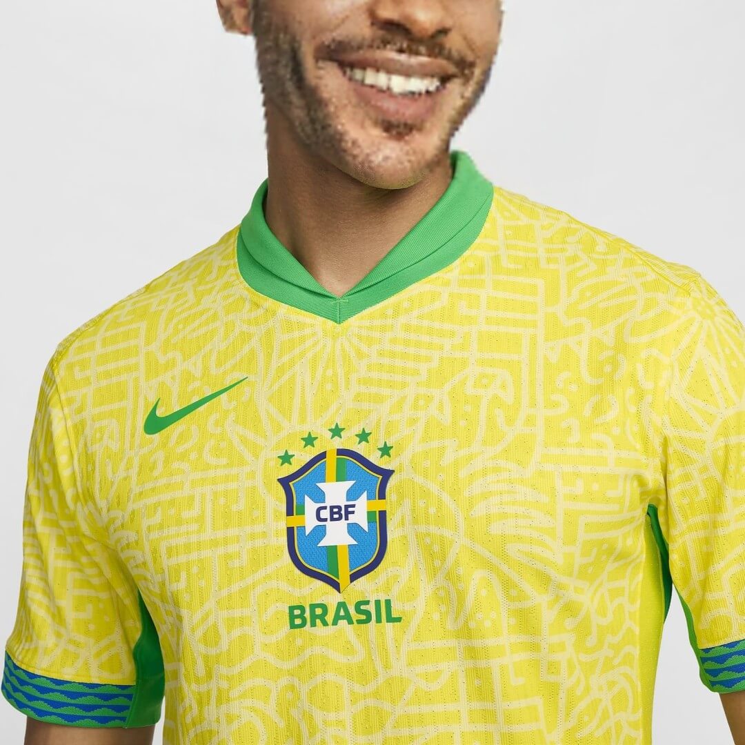 Brazil Home Authentic Soccer Jersey - gogoalshop