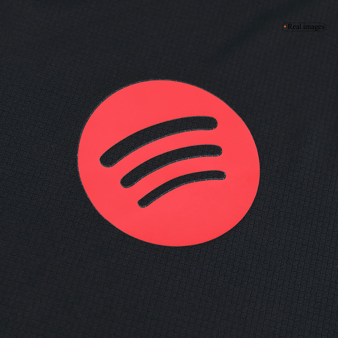 Barcelona Away Kids Soccer Jerseys Kit - Spotify Logo Without Text - gogoalshop