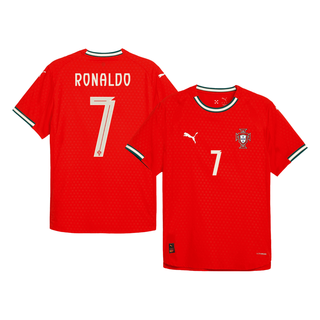 RONALDO #7 Portugal Home Authentic Soccer Jersey 2025 - gogoalshop