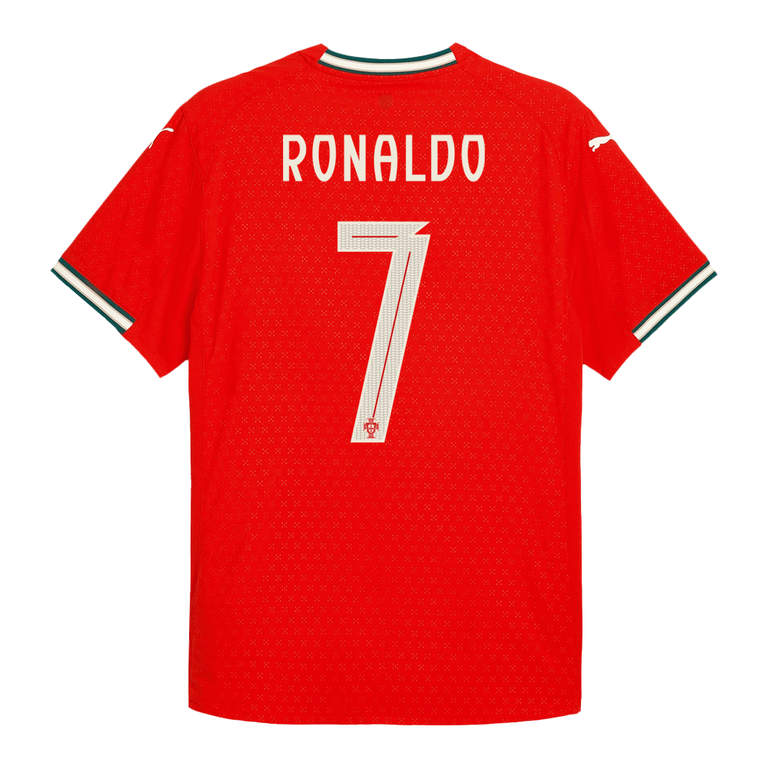 RONALDO #7 Portugal Home Authentic Soccer Jersey 2025 - gogoalshop