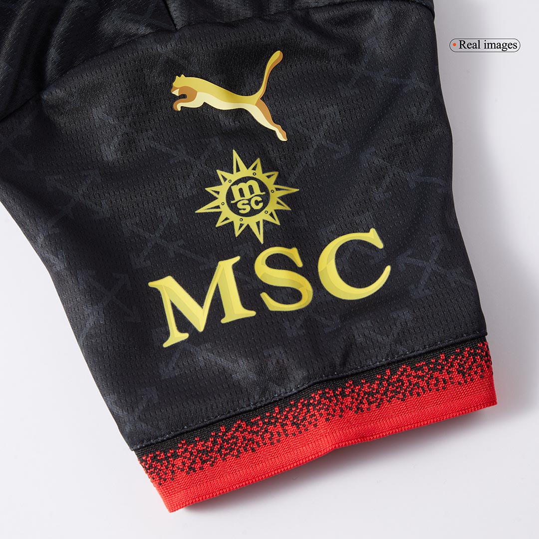 AC Milan Fourth Away Kids Soccer Jerseys Kit - gogoalshop