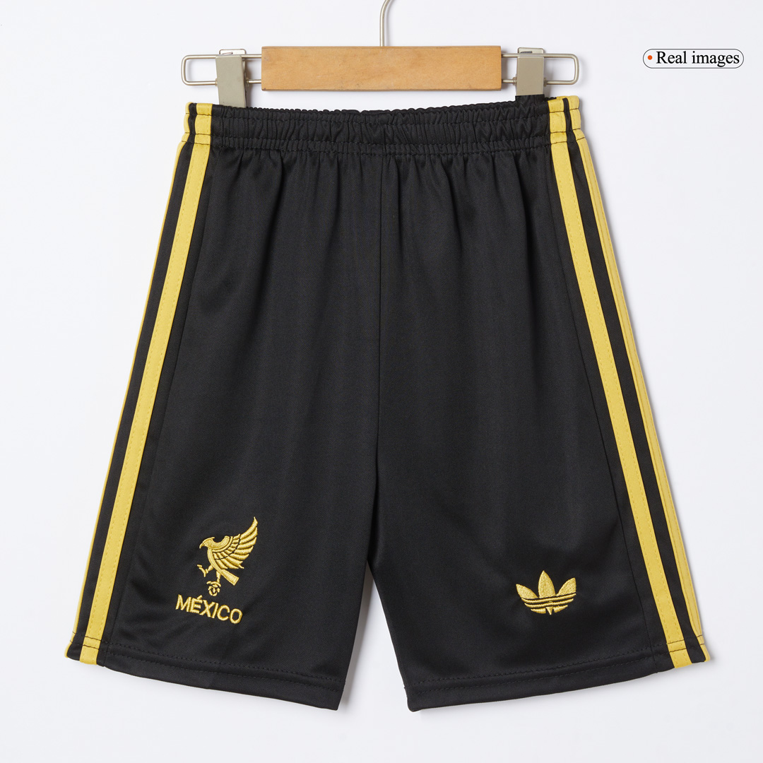 Mexico Third Away Kids Soccer Jerseys Kit 2025 - Gold Cup - gogoalshop