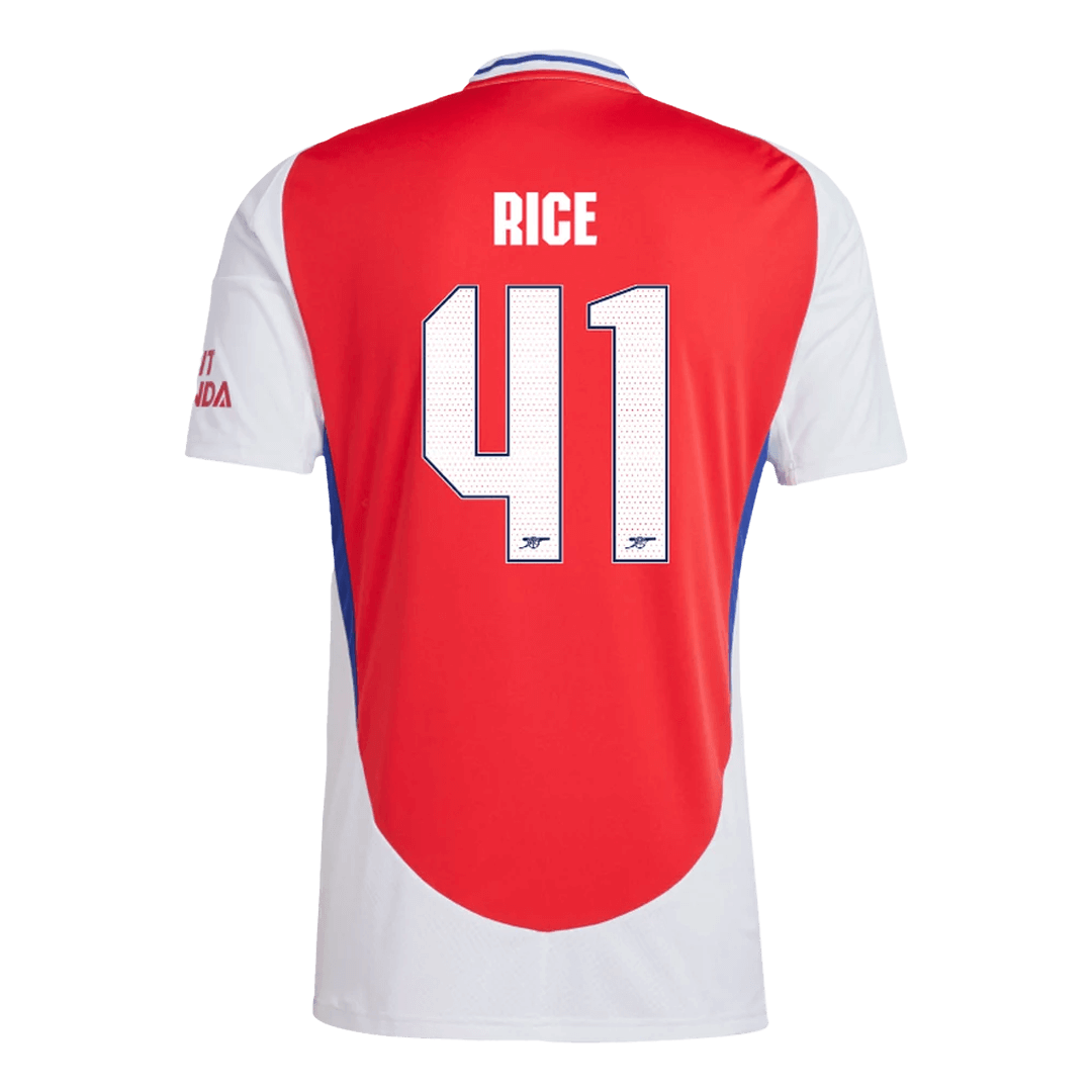 RICE #41 Arsenal Home Soccer Jersey -UCL - gogoalshop