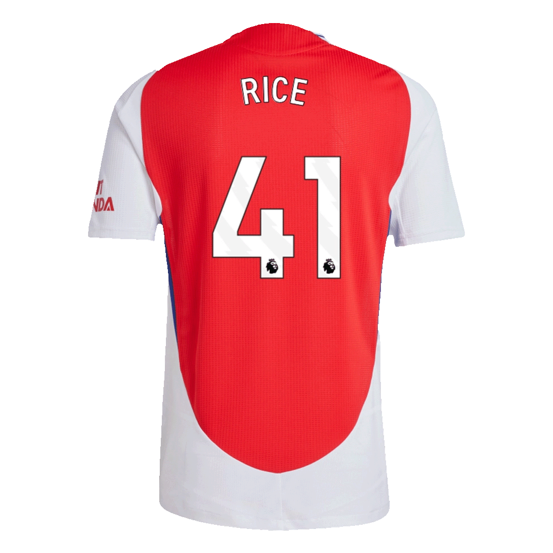 RICE #41 Arsenal Home Player Version Jersey - gogoalshop