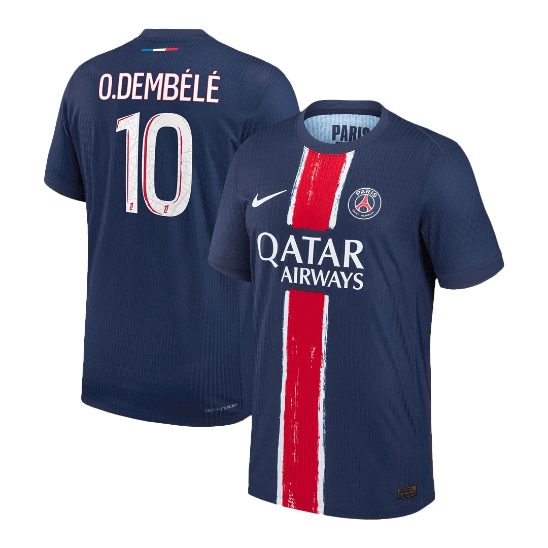 O.DEMBÉLÉ #10 PSG Home Player Version Jersey - gogoalshop