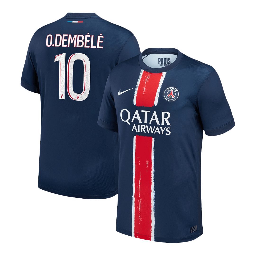 O.DEMBÉLÉ #10 PSG Home Soccer Jersey - gogoalshop