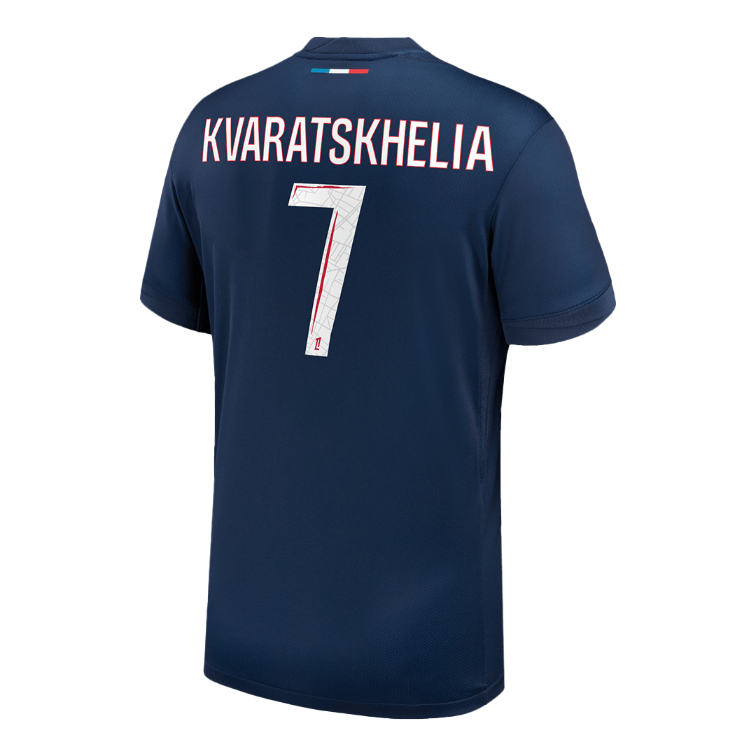 KVARATSKHELIA #7 PSG Home Soccer Jersey - gogoalshop