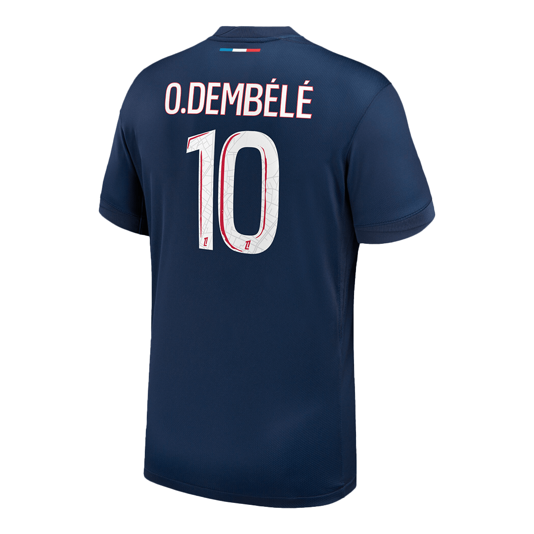 O.DEMBÉLÉ #10 PSG Home Soccer Jersey - gogoalshop