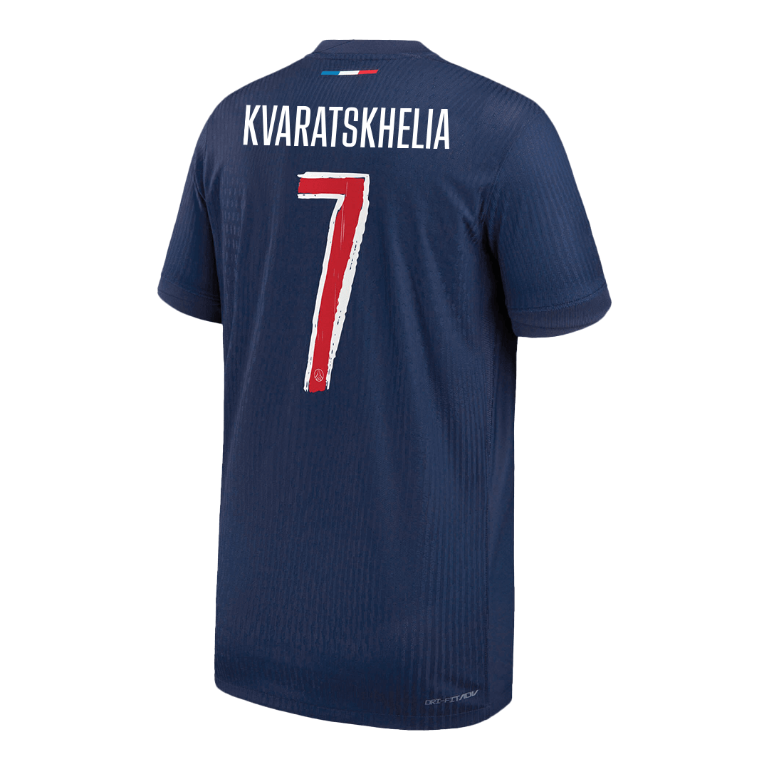 KVARATSKHELIA #7 PSG Home Player Version Jersey - UCL - gogoalshop