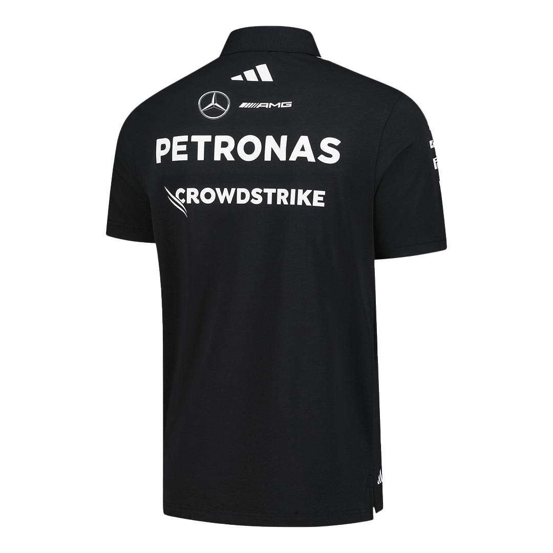 Mercedes AMG Petronas F1 2025 Team Polo Black - gogoalshop