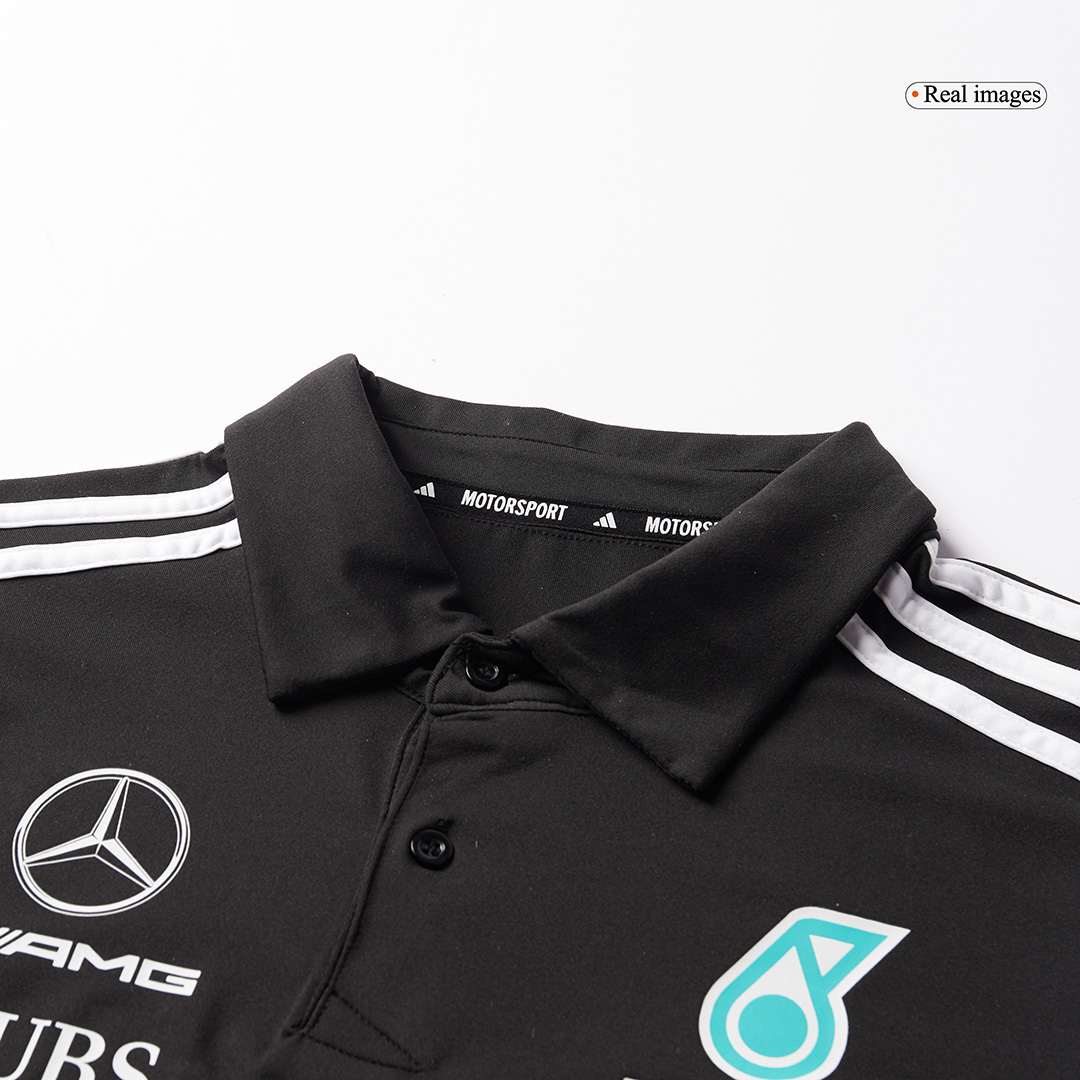 Mercedes AMG Petronas F1 2025 Team Polo Black - gogoalshop