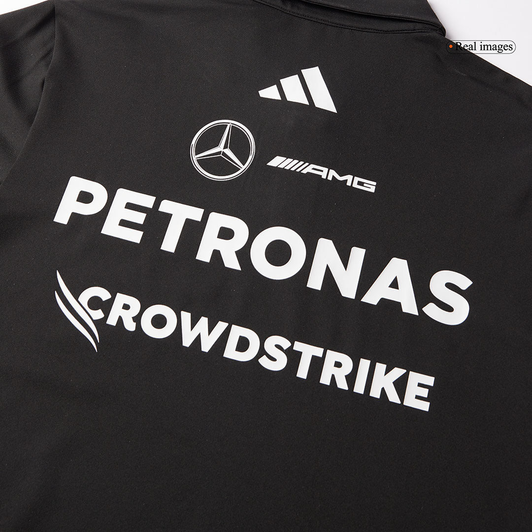 Mercedes AMG Petronas F1 2025 Team Polo Black - gogoalshop