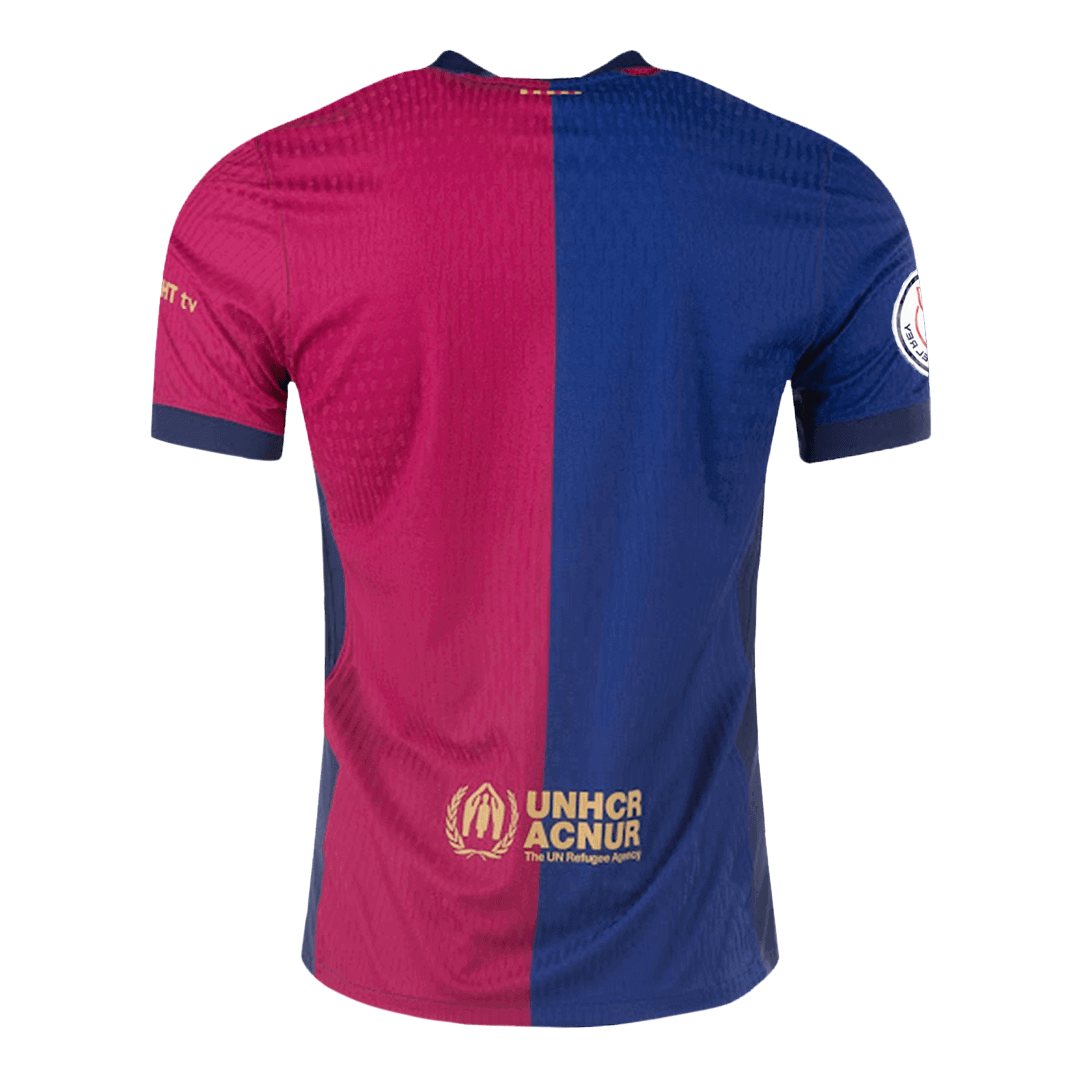 Barcelona Home Authentic Soccer Jersey - Copa del Rey Final - gogoalshop