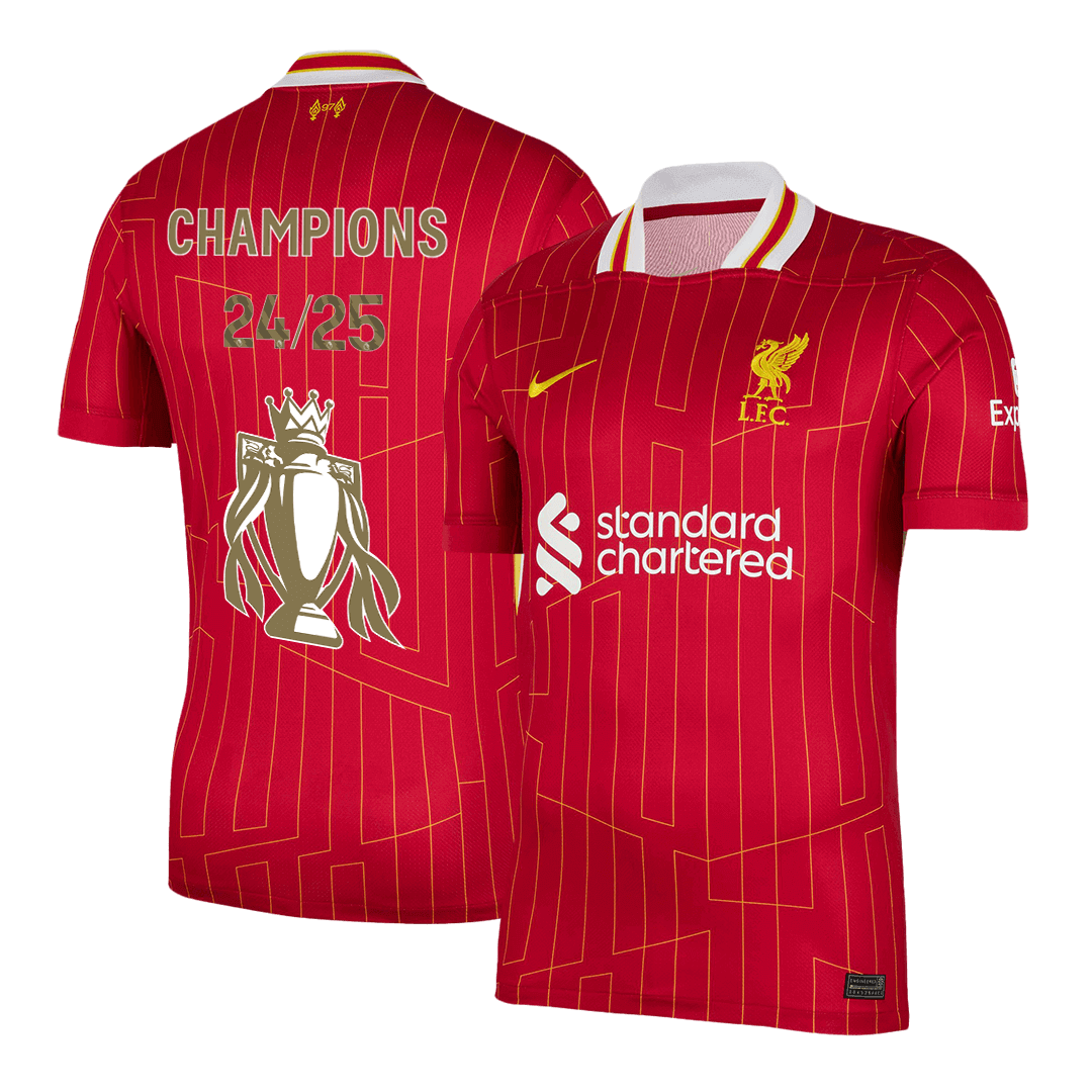 Liverpool Home Soccer Jersey CHAMPIONS 24/25 - gogoalshop