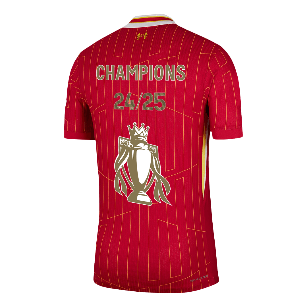 Liverpool Home Player Version Jersey CHAMPIONS 24/25 - gogoalshop