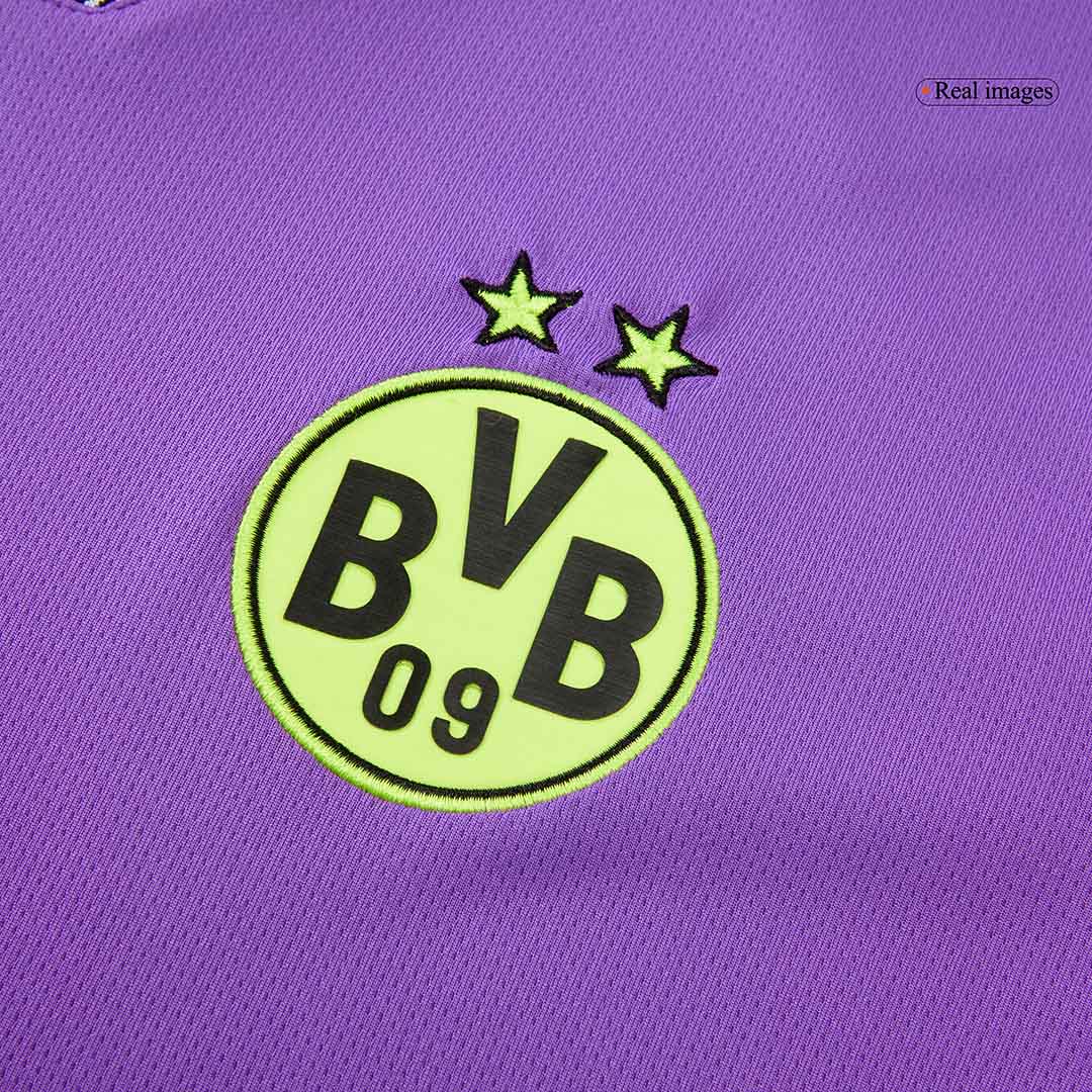 Borussia Dortmund Goalkeeper Special Soccer Jersey Purple - gogoalshop