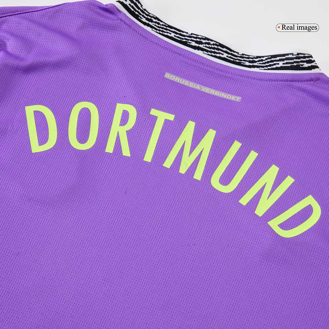 Borussia Dortmund Goalkeeper Special Soccer Jersey Purple - gogoalshop
