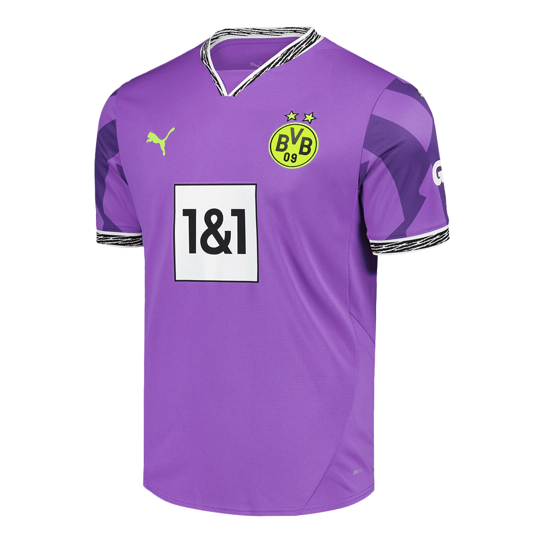 Borussia Dortmund Goalkeeper Special Soccer Jersey Purple - gogoalshop