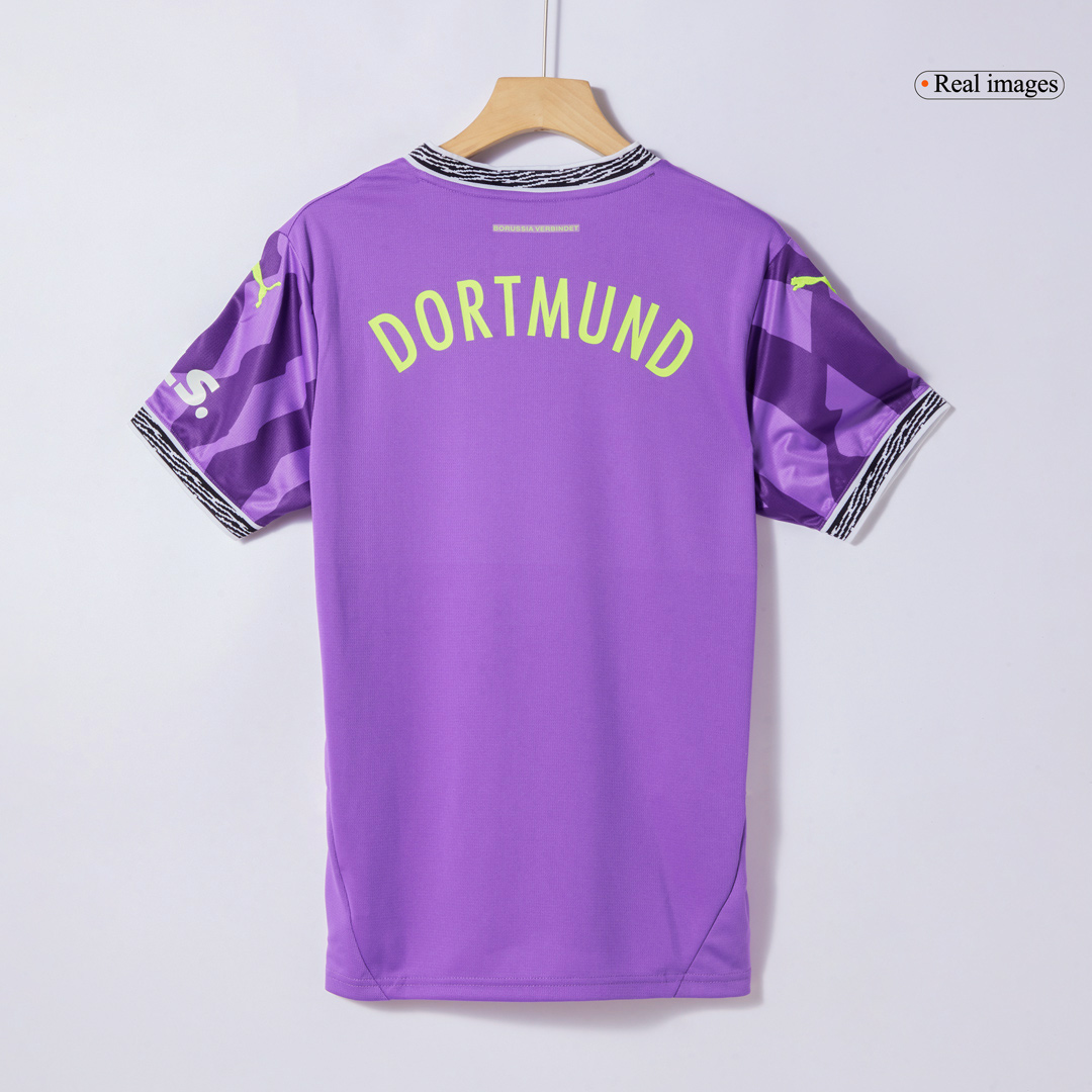 Borussia Dortmund Goalkeeper Special Soccer Jersey Purple - gogoalshop
