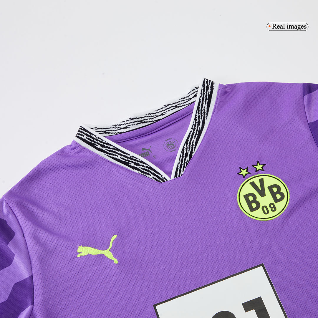 Borussia Dortmund Goalkeeper Special Soccer Jersey Purple - gogoalshop