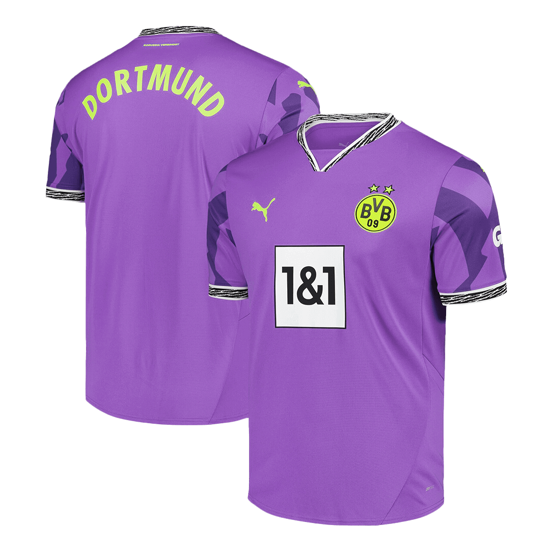Borussia Dortmund Goalkeeper Special Soccer Jersey Purple - gogoalshop