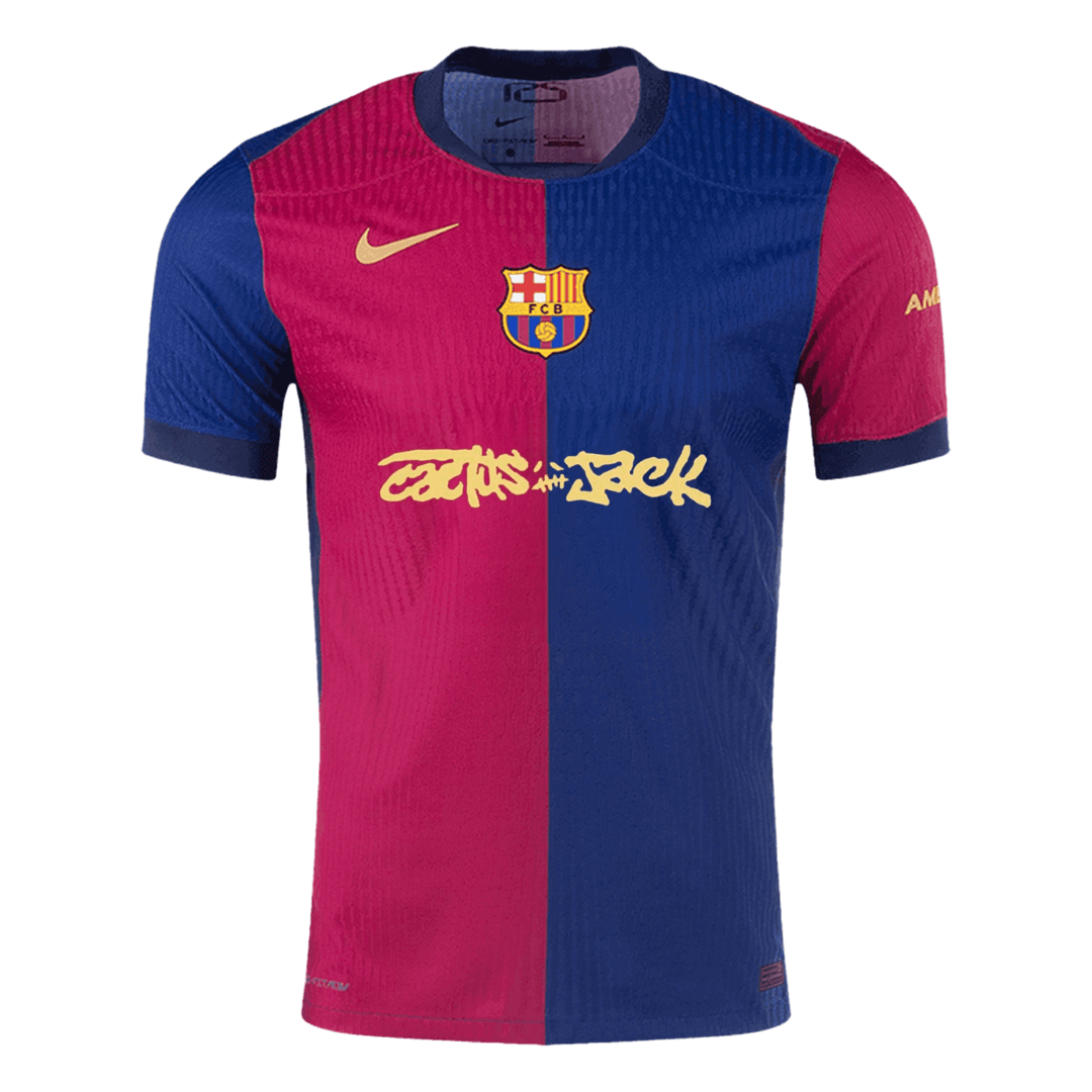 Barcelona X Travis Scott Home Authentic Soccer Jersey - gogoalshop