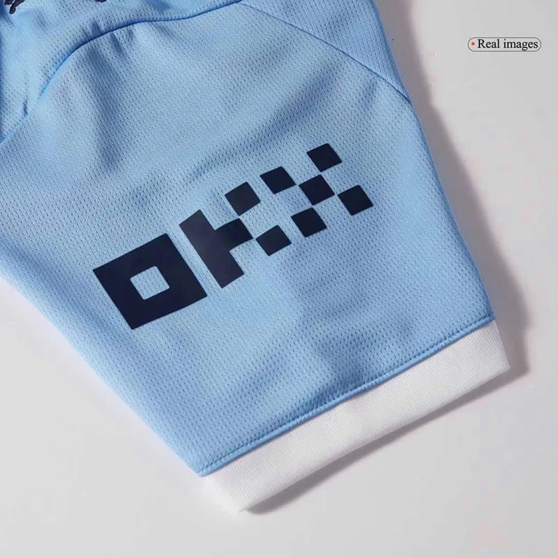 Manchester City Home Soccer Jersey 2025/26 with Blue available at gogoalshop