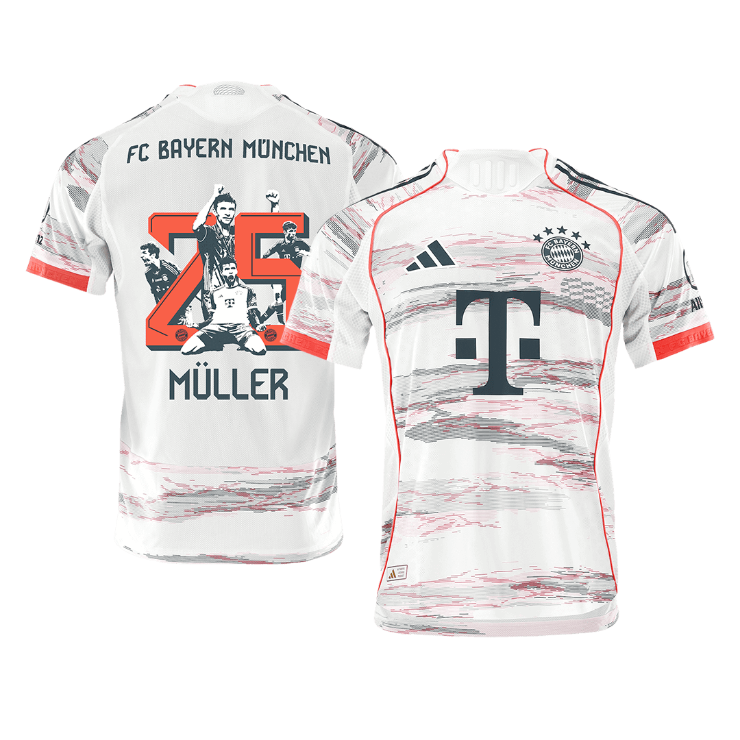 MÜLLER Special #25 Bayern Munich Away Special Player Version Jersey 2025/26 - gogoalshop