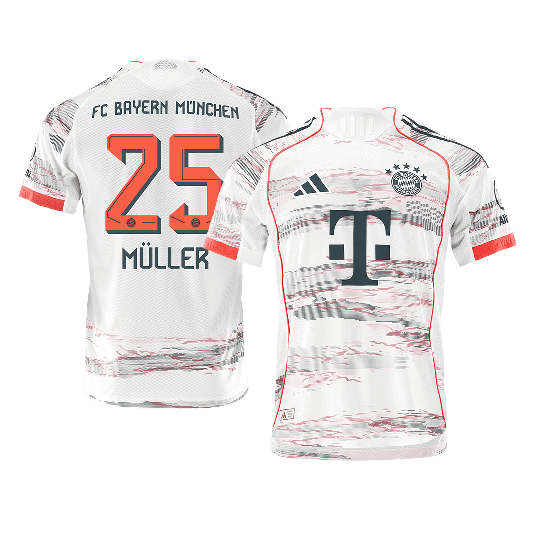 MÜLLER #25 Bayern Munich Away Player Version Jersey 2025/26 - gogoalshop