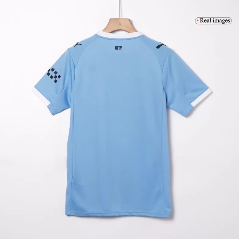 Manchester City Home Soccer Jersey 2025/26 with Blue available at gogoalshop