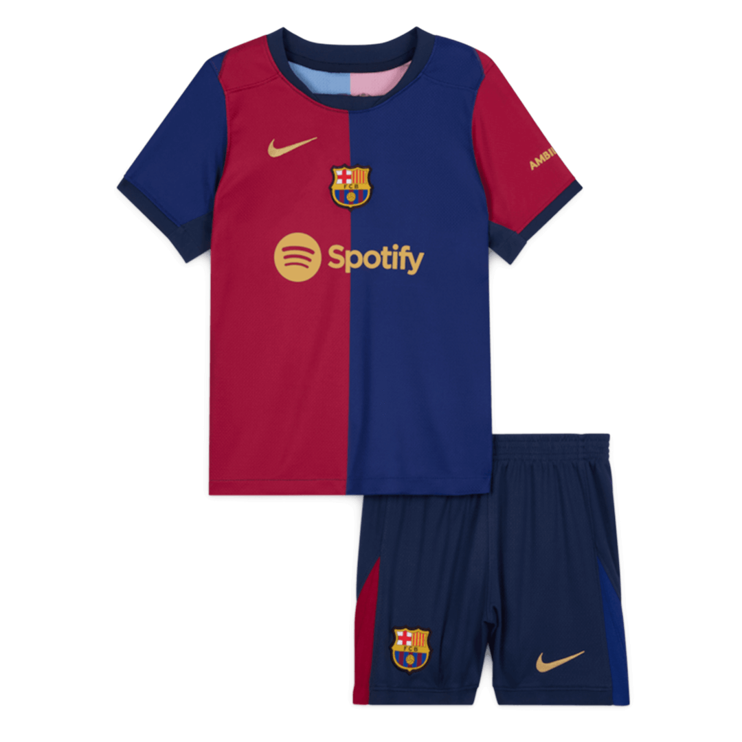 Barcelona Home Kids Soccer Jerseys Kit - gogoalshop