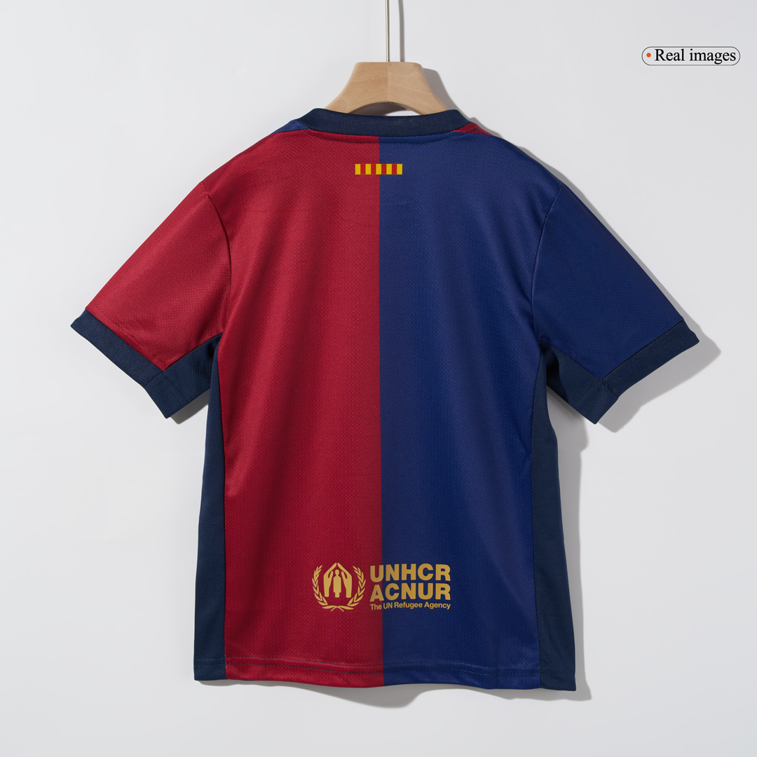 Barcelona Home Kids Soccer Jerseys Kit - COLDPLAY - gogoalshop