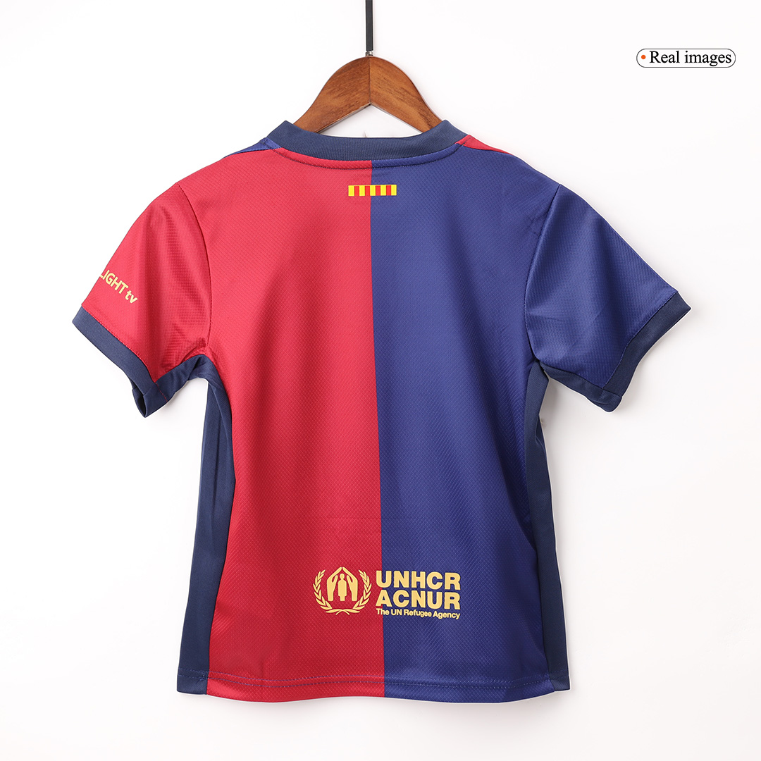 Barcelona Home Kids Soccer Jerseys Full Kit - gogoalshop