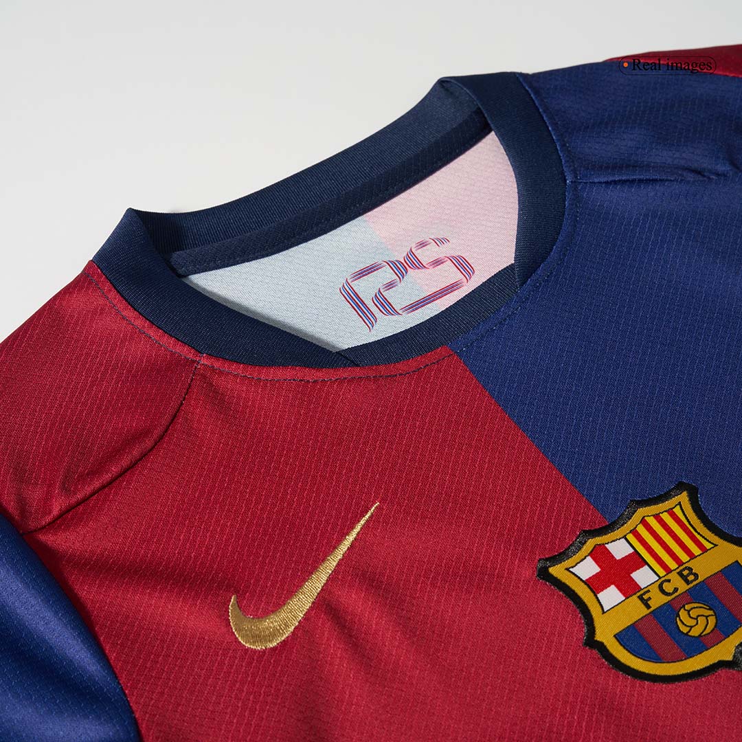 Barcelona Home Kids Soccer Jerseys Kit - COLDPLAY - gogoalshop