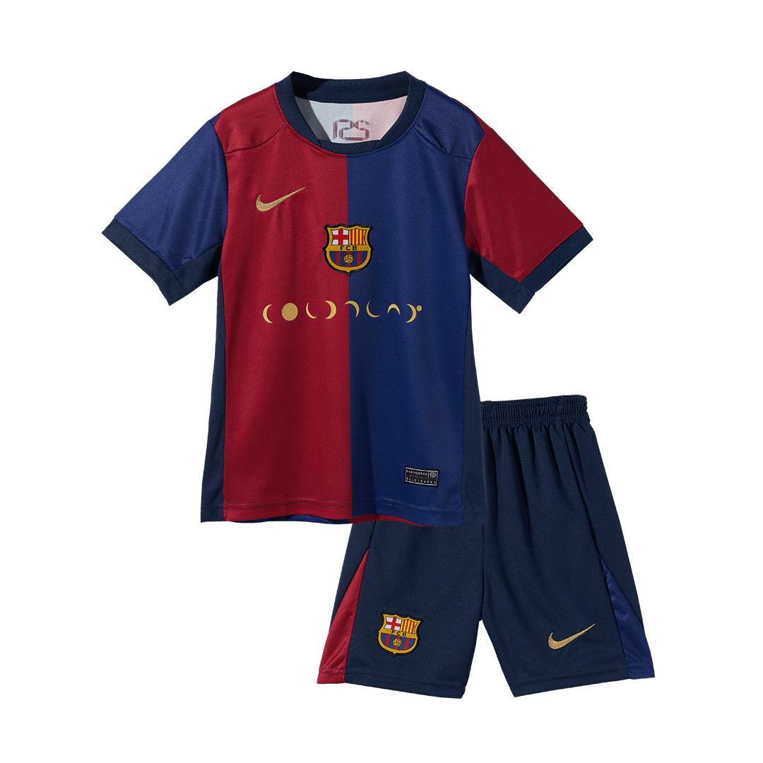 Barcelona Home Kids Soccer Jerseys Kit - COLDPLAY - gogoalshop