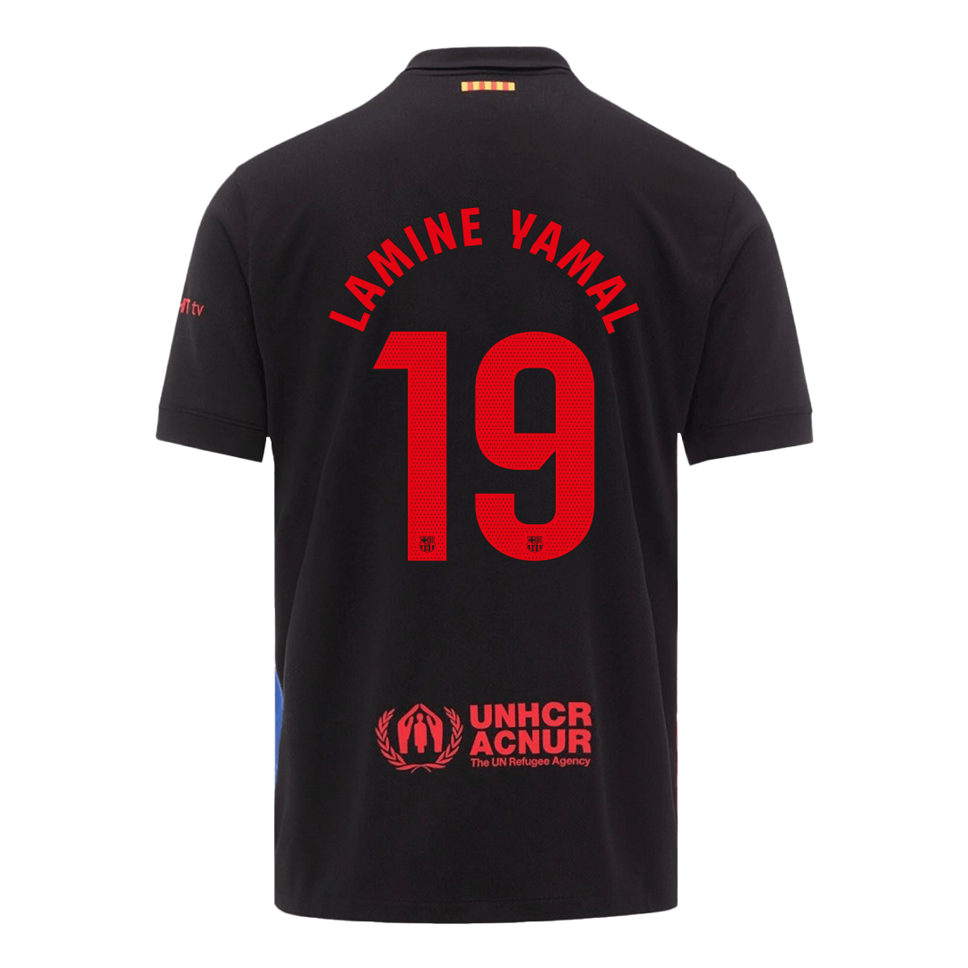 LAMINE YAMAL #19 Barcelona Away Soccer Jersey - gogoalshop