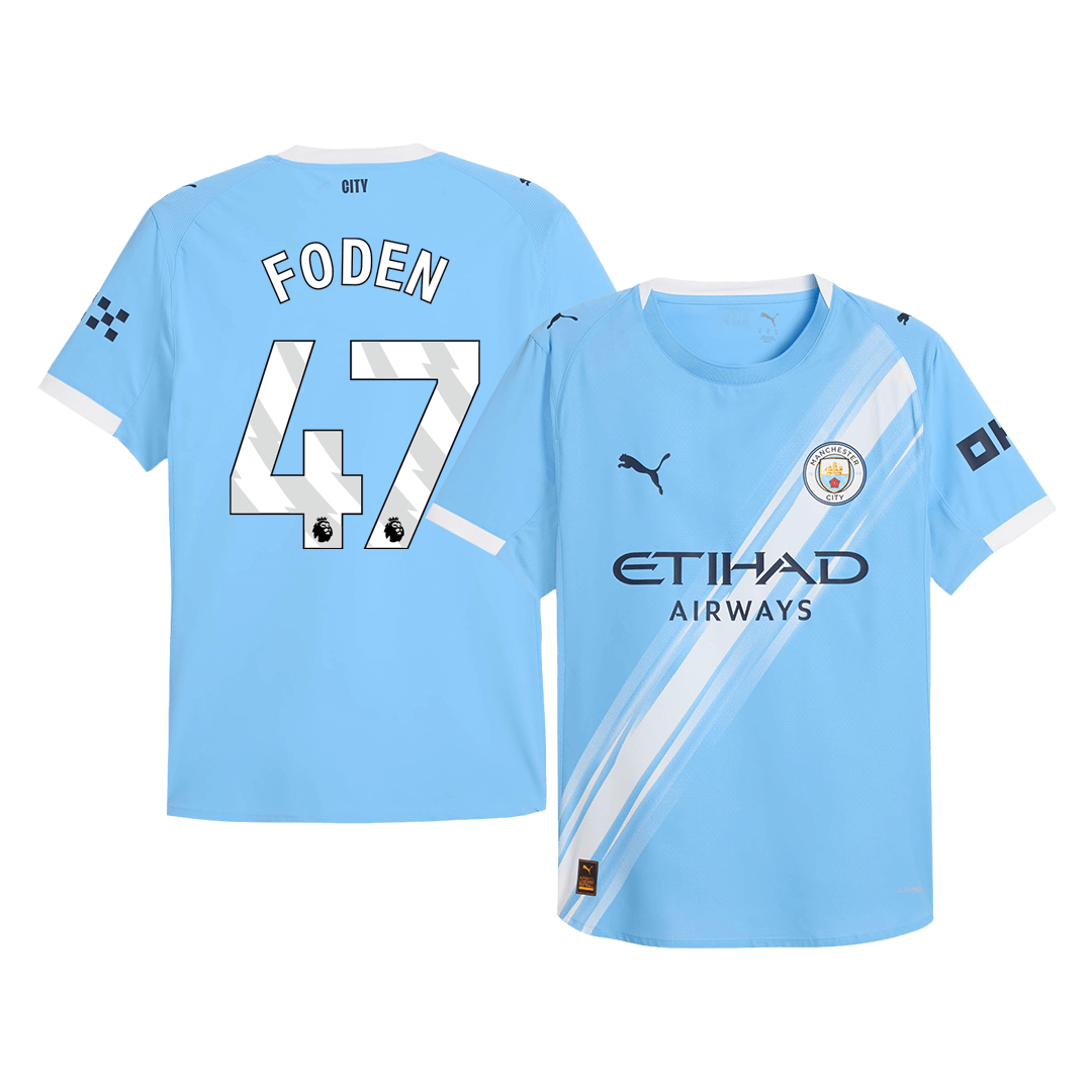 FODEN #47 Manchester City Home Player Version Jersey 2025/26 - gogoalshop