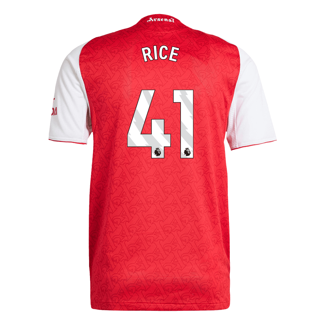 RICE #41 Arsenal Home Player Version Jersey 2025/26 - gogoalshop