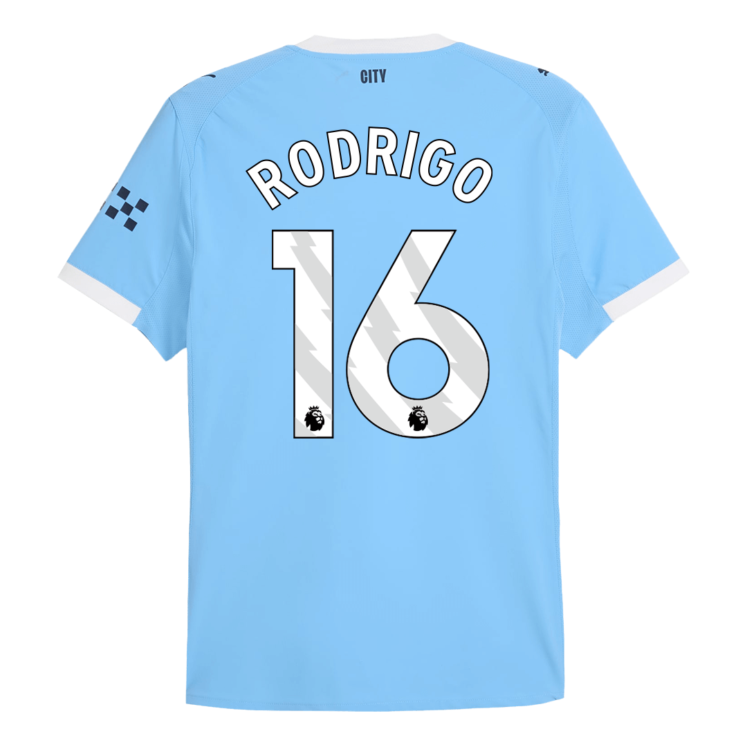 RODRIGO #16 Manchester City Home Player Version Jersey 2025/26 - gogoalshop