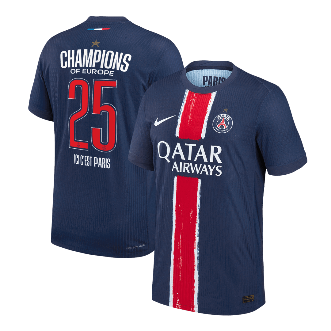 CHAMPIONS #25 PSG Home Player Version Jersey - gogoalshop
