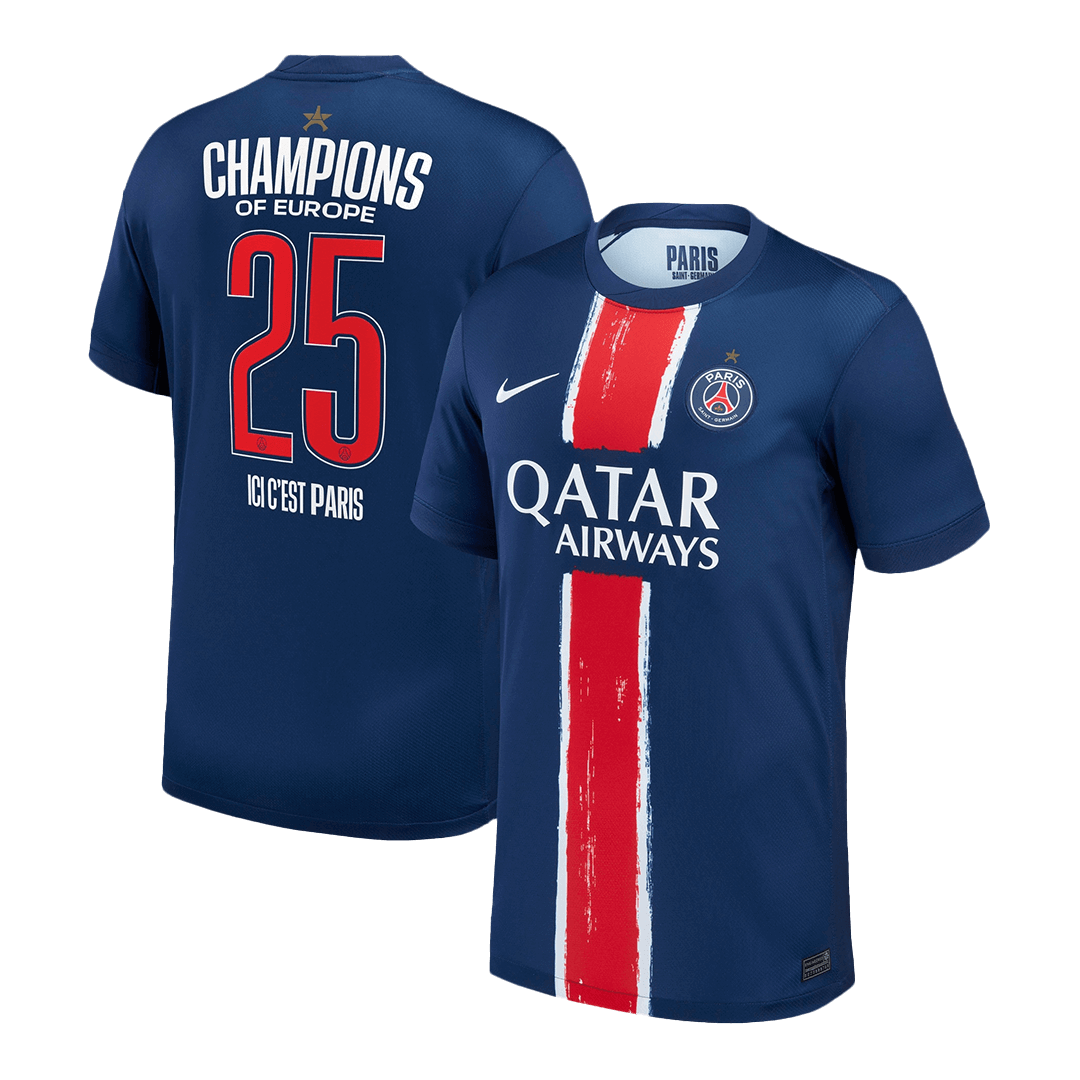 CHAMPIONS #25 PSG Home Soccer Jersey - gogoalshop