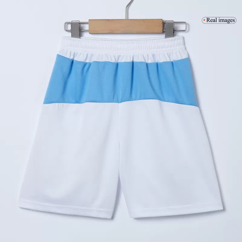 Manchester City Home Kids Soccer Jerseys Kit 2025/26 with Blue available at gogoalshop