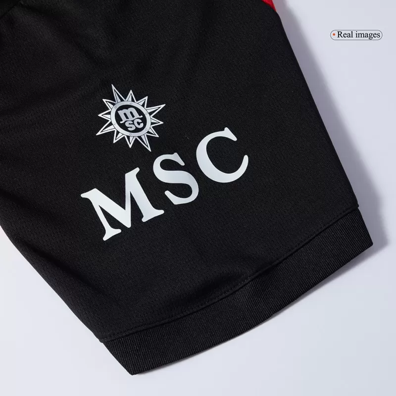 AC Milan Home Soccer Jersey 2025/26 with Red&Black available at gogoalshop