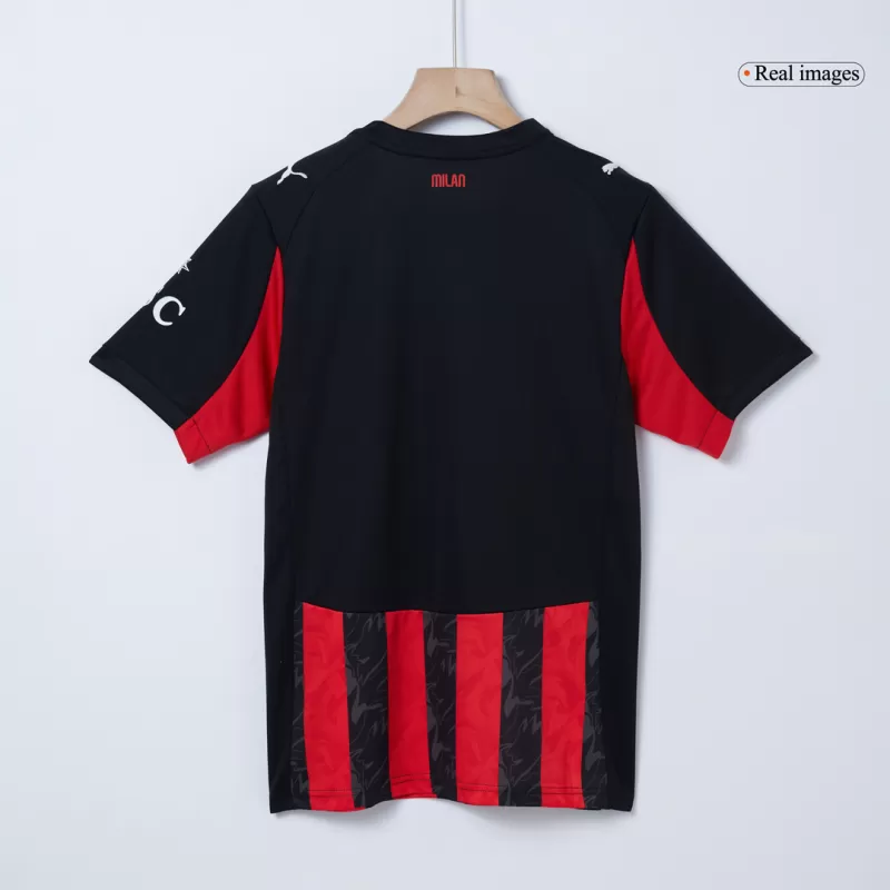 AC Milan Home Soccer Jersey 2025/26 with Red&Black available at gogoalshop