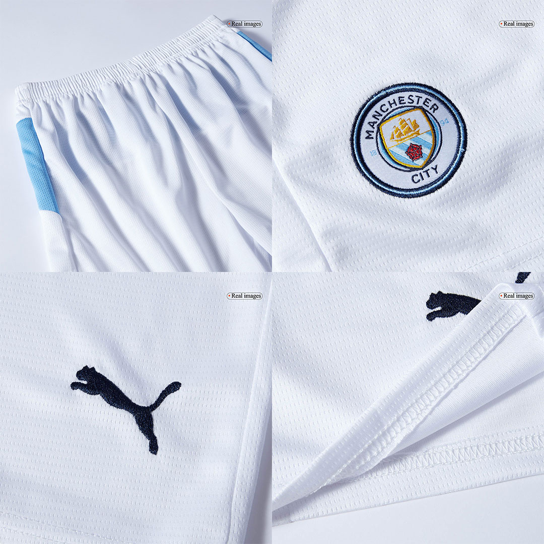 Manchester City Home Kids Soccer Jerseys Kit 2025/26 - gogoalshop