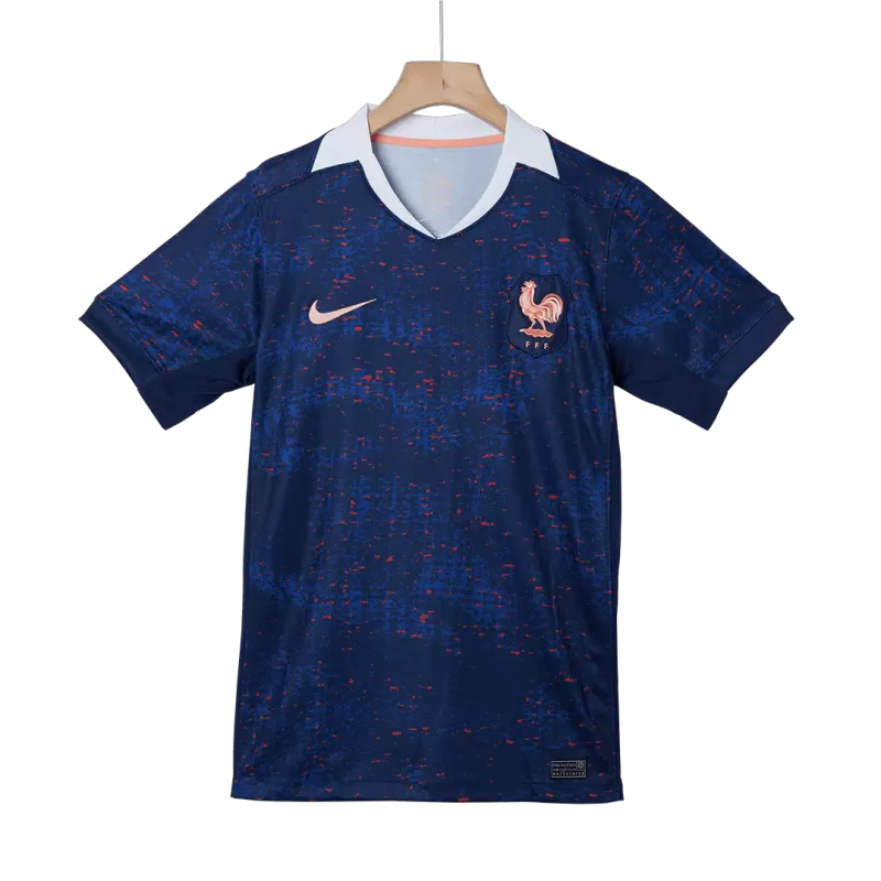 France Home Soccer Jersey 2025 - Women's Euro with Blue available at gogoalshop